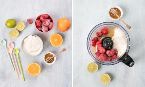 Instant Strawberry Frozen Yoghurt ingredients